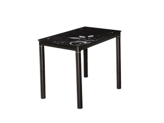 Стол стеклянный Signal Damar 100X60 черный
