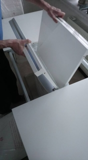 Стол раскладной Signal Fano 140(200)X90 Белый