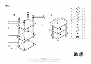 REG-5 стеллаж HALMAR