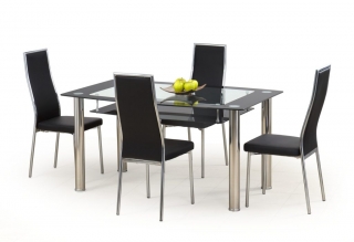Стеклянный стол Cristal Black
