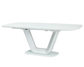Стол раскладной Signal Armani 140x90(200) Белый мат