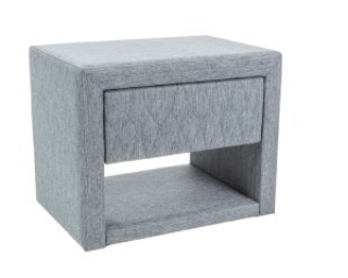 Новинка!Прикроватная тумбочка Signal Azurro Velvet 50x35 серый