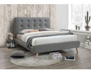 Кровать Signal Tiffany 160х200 серый дуб