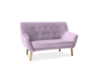 Диван Signal Nordic 2 velvet розовый (BLUVEL 91) бук