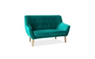 Диван Signal Nordic 2 velvet бирюзовый (BLUVEL 85) бук