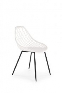 Новинка!Стул Halmar K-330 белый черный