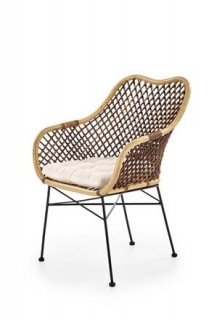 Новинка!Стул Halmar K-336 натуральный темно-коричневый