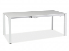 Стол раскладной Signal Lugano 130(250)X90 белый