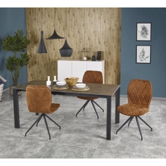 Обеденный керамический стол Halmar HORIZON 12(180)х85х76