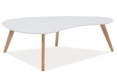 Столик Signal Aurea 120x60 белый дуб