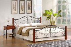 Кровать VIOLETTA 160 черешная античная чёрный
